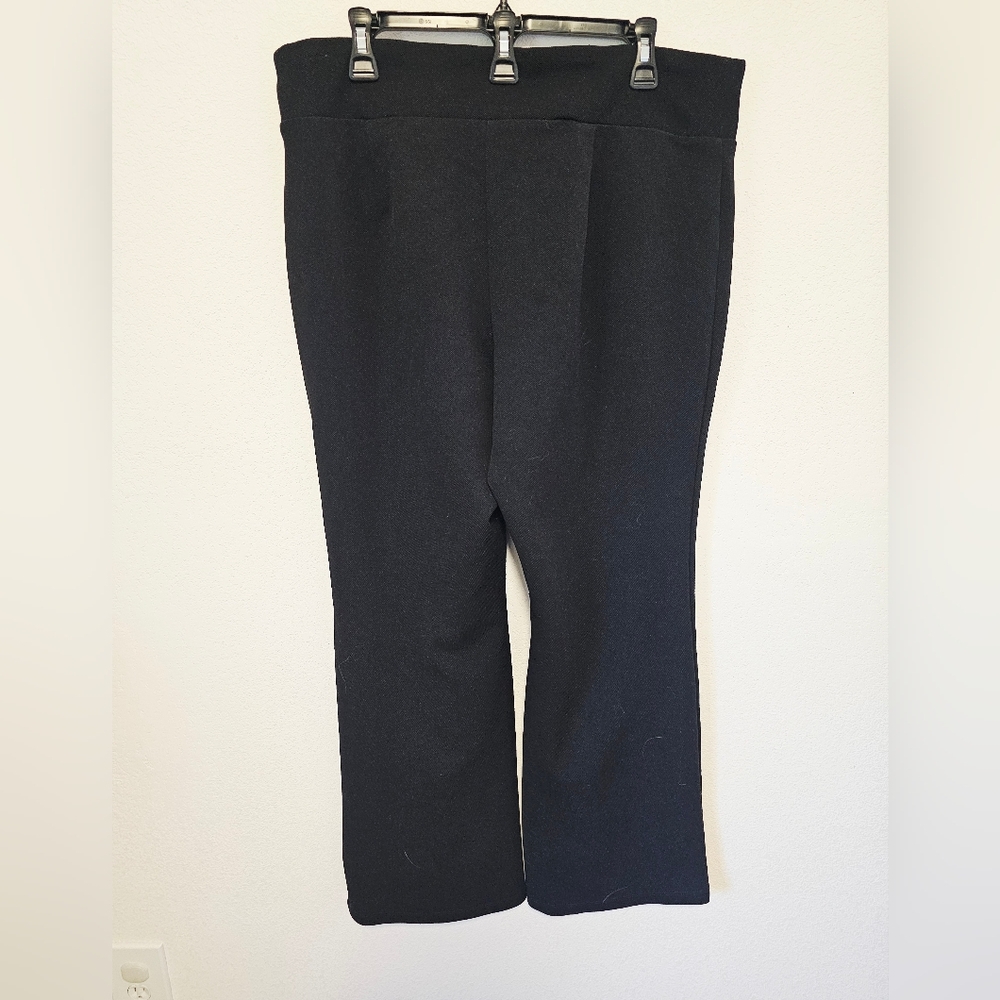 Maurices Women's Black Polyester Blend Work Pants Size 16 W Regular - Picture 3 of 7